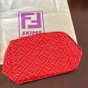 FEDI X SKIMS LARGE POUCH